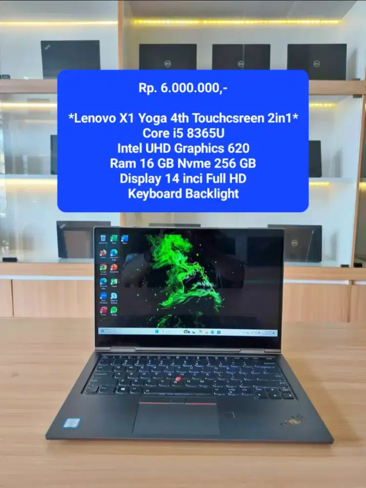 Lenovo X1 Yoga 4th Touchcsreen 2in1 Core I5 8365U Ram 16GB Nvme 256GB