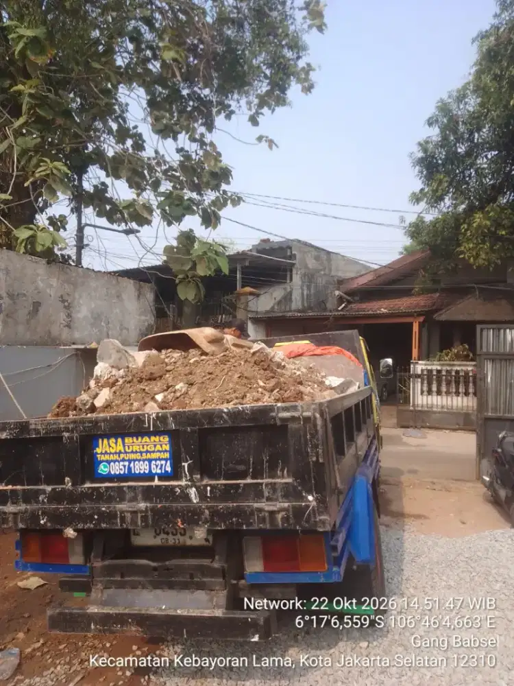 Jasa buang puing sampah