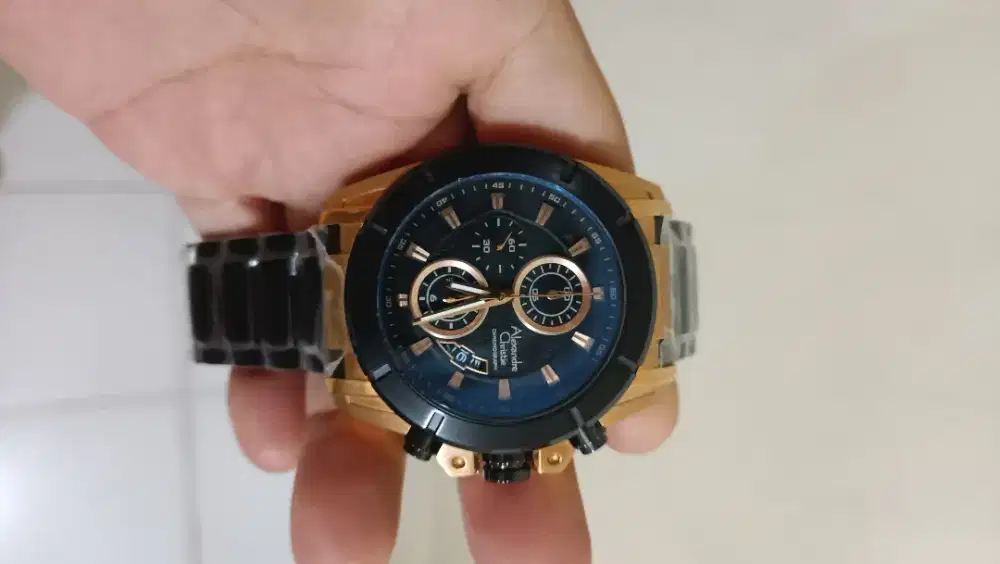 Jam tangan Alexander Christie pria keren