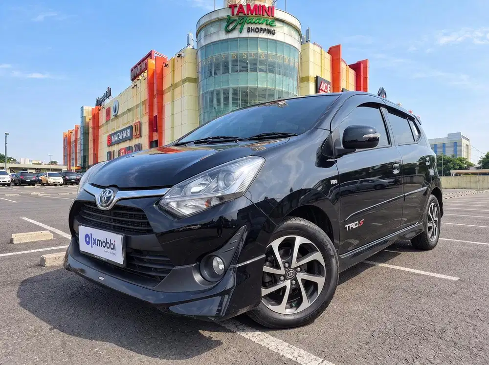 Angs Murah Toyota Agya 1.2 G TRD Sportivo Bensin-AT 2018 Hitam CYBTD