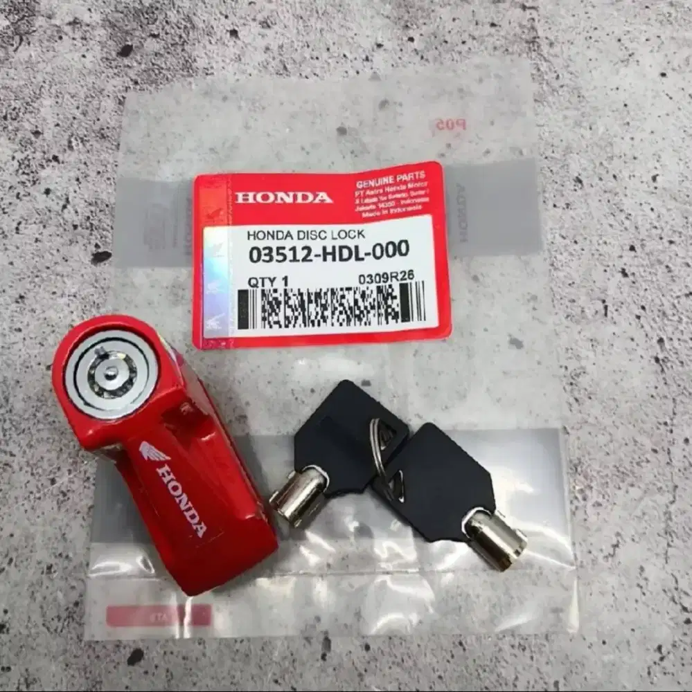 Gembok cakram Honda Original