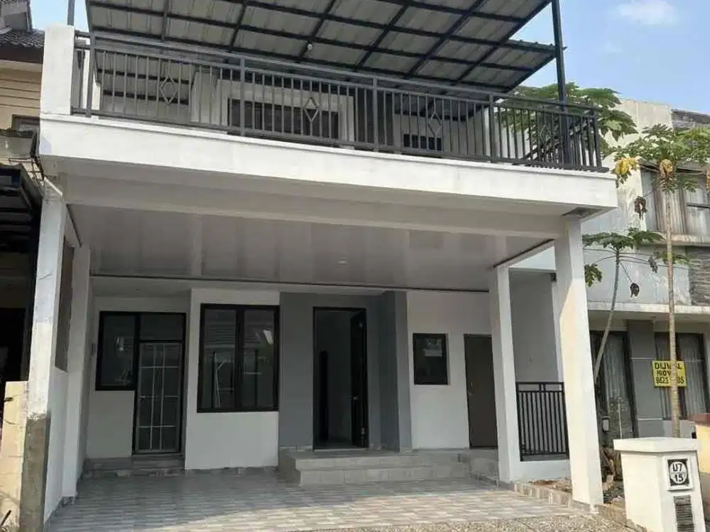 rumah baru renov rapi siap huni di legenda wisata cibubur
