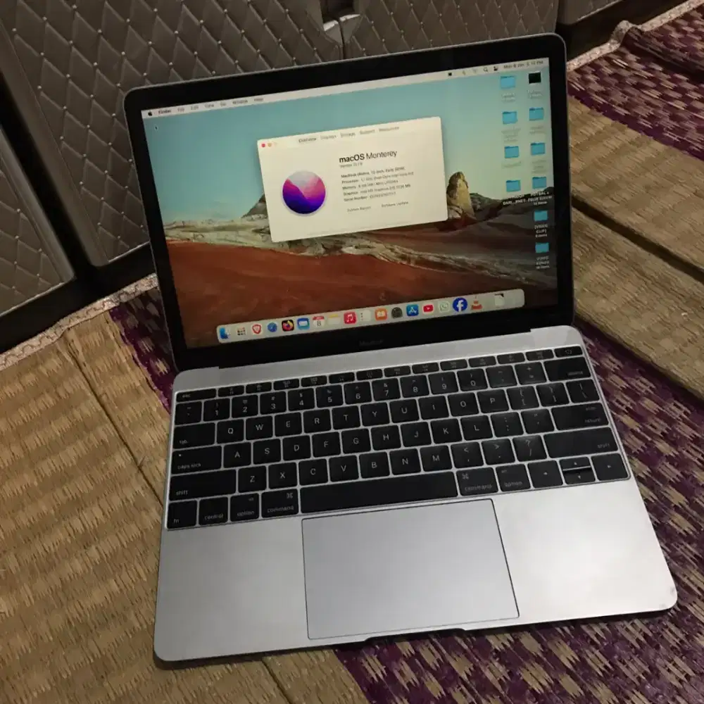 Macbook Retina 2016 12 inch Minus Baca Deskripsi