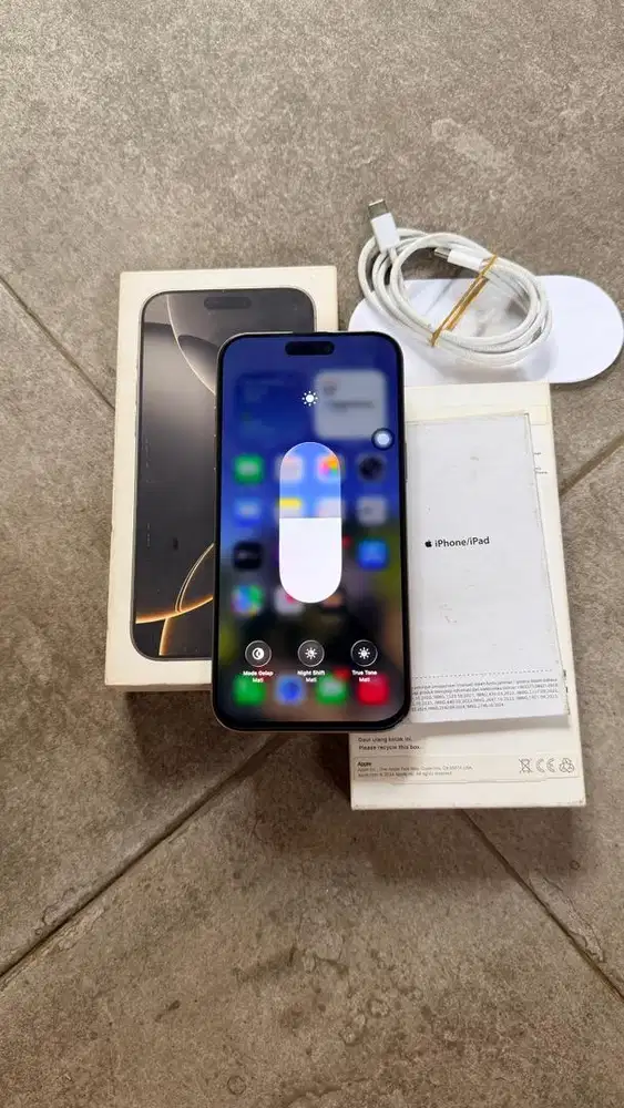 Iphone 16 Promax 256GB Natural Titanium Resmi Ibox Lengkap