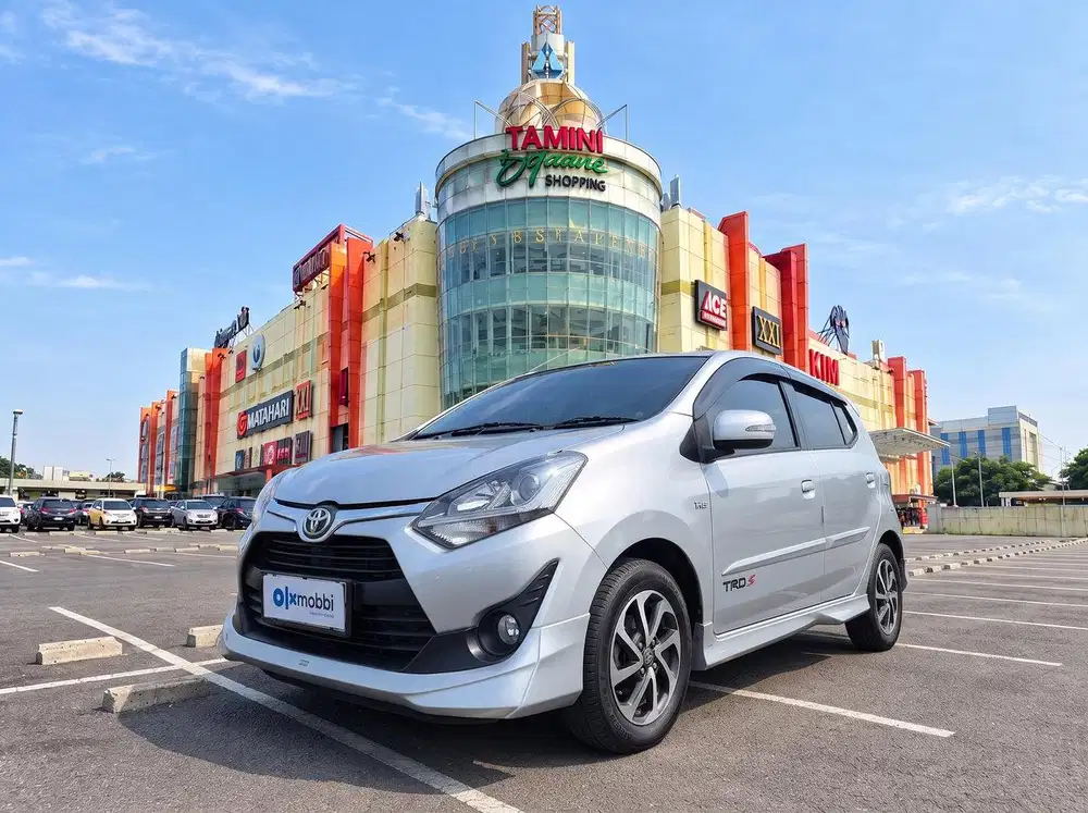 Angs Murah Toyota Agya 1.2 G TRD Sportivo Bensin-MT 2019 Silver CAICD