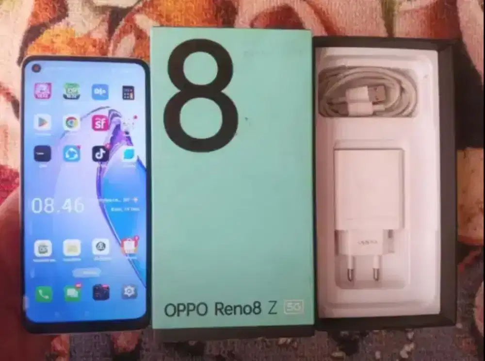 Oppo Reno 8Z  5G  8 256  Full Set  Resmi OPPO