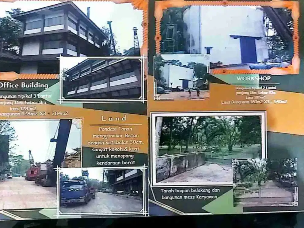 Dijual murah kantor siap pakai di Jln.Cikande raya-Serang, Banten
