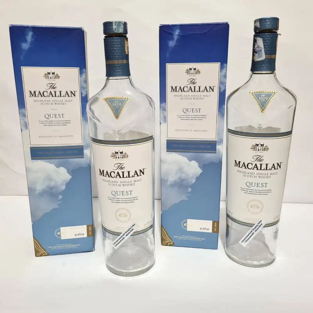 Botol Kosong Bekas Minuman Import Smakalan 1000ml Display Hiasan Kamar