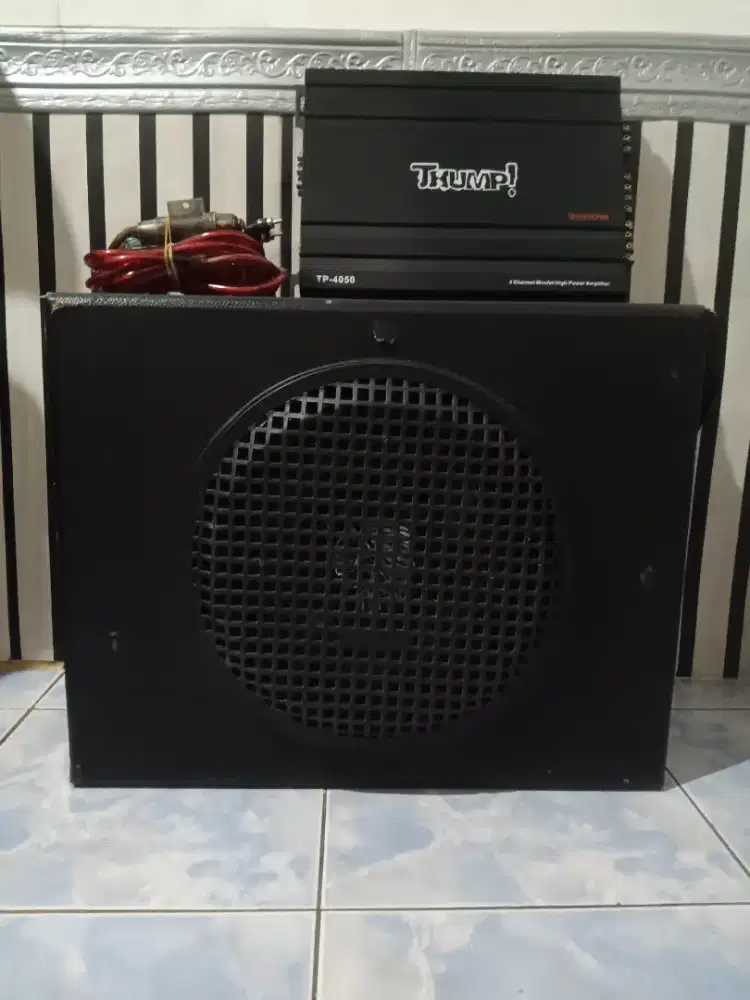 Power 4 channel thump + subwoofer horizon