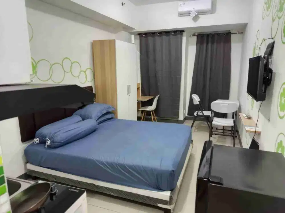 disewakan apartemen benson studio full furnish biasa 35jt/th nego
