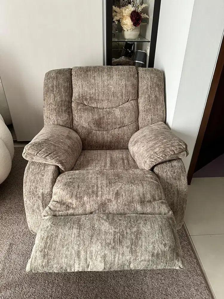Sofa Recliner Ashley Tulen Informa 1 Seater Cokelat
