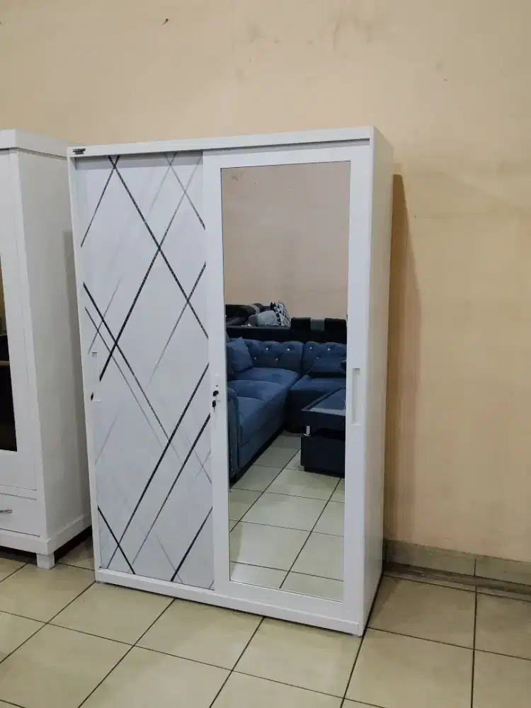 Promo lemari sliding besi jumbo