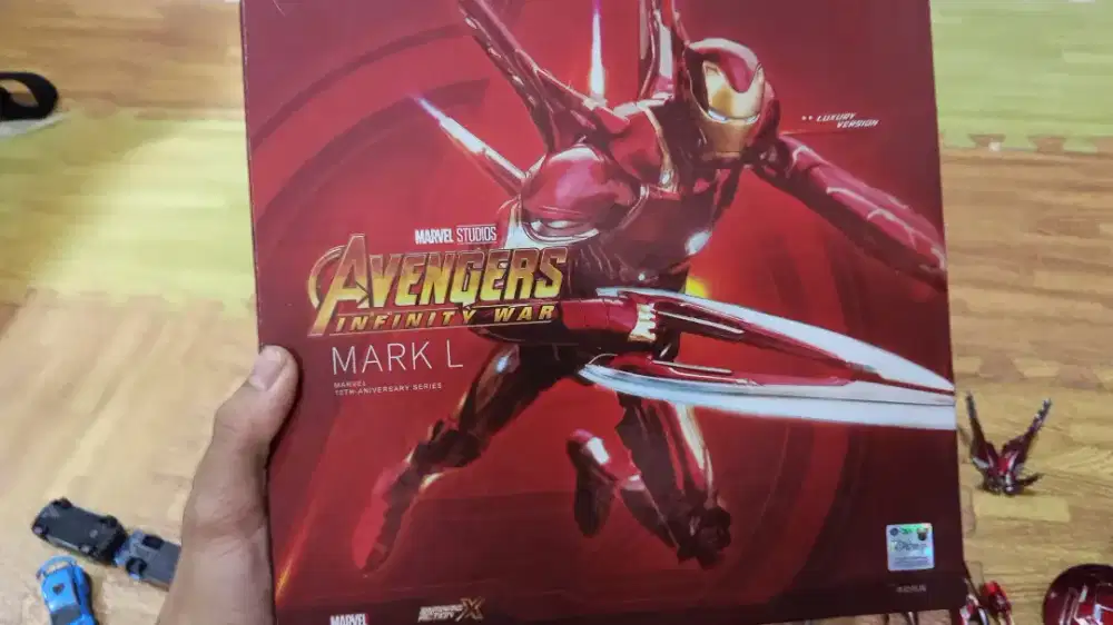 Iron Man ZD Toys Mark 50 Deluxe 100% Original Marvel BIB