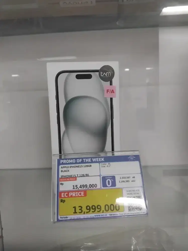Iphone 15 128 promo by Yesss Credit gratis 1-2x cicilan