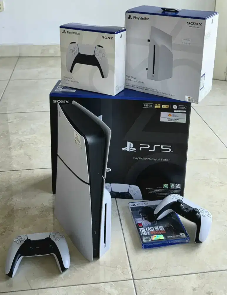 PS5 Digital Slim 1TB full spec seperti baru