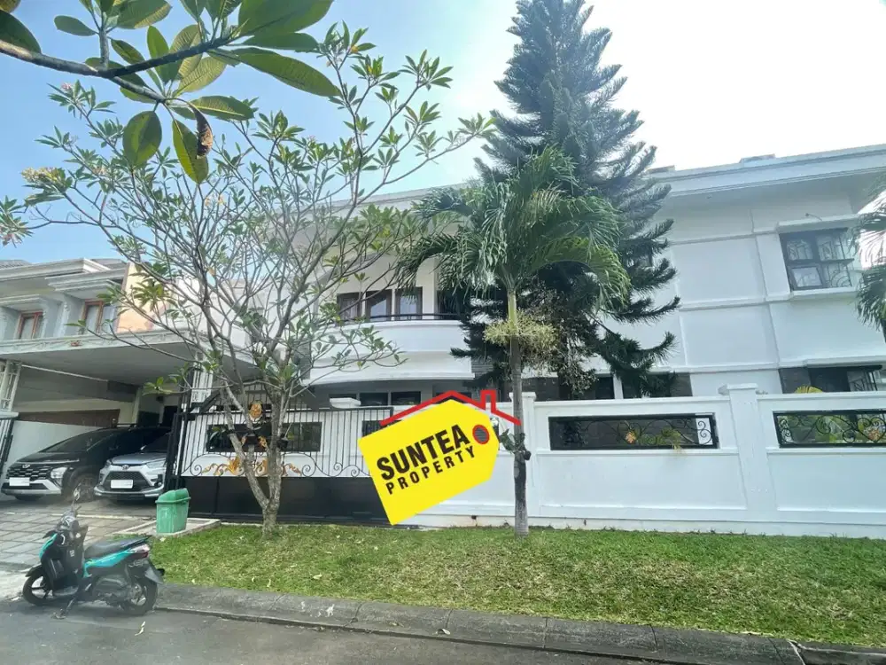 Rumah 2 Lantai Mewah Luas dan Besar LT 418 m2 Semi Furnished Kolam Renang Siap Huni Bintaro Sektor 9 Tangerang Selatan