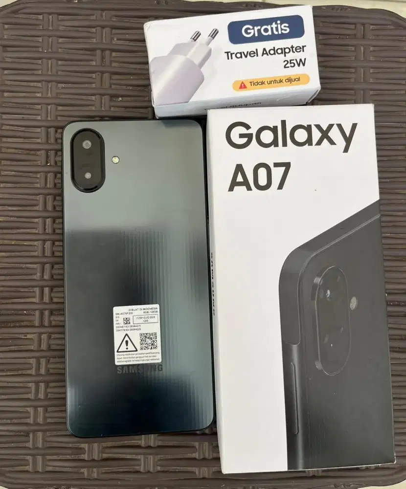 Samsung A07 6/128 masih garansi fulset mulus