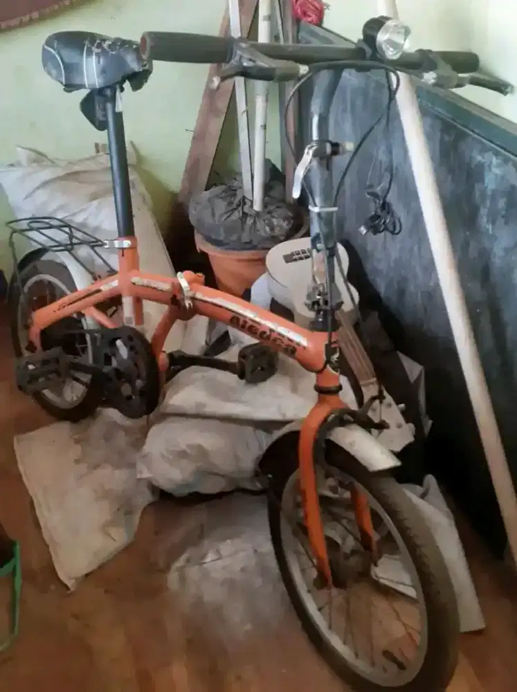 Sepeda Lipat Size 16 Aleoca Lecet pemakaian