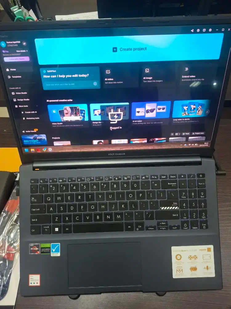Dijual ASUS Vivobook Pro 15 OLED – Ryzen 5 | RTX 3050