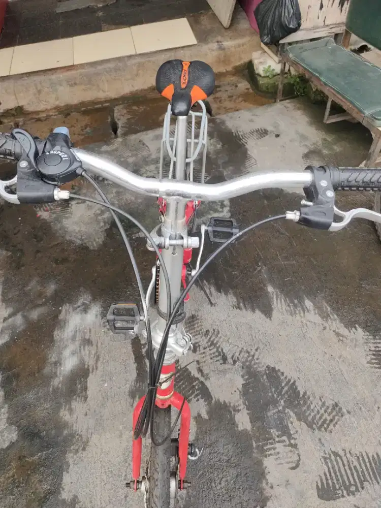 Sepeda Lipat r 20 merk Forward Alloy 6 speed siap gowes semua normal