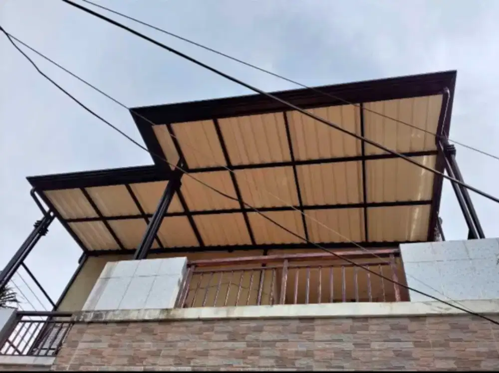 Pemasangan atap alderon rs polos
