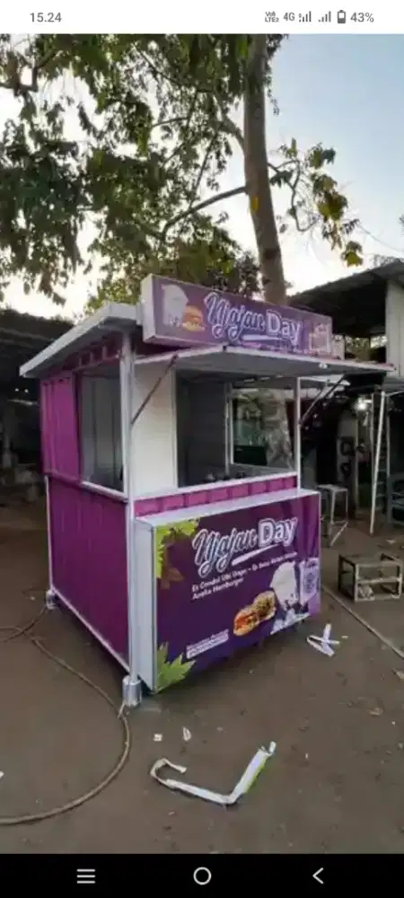 Booth Kontainer/Rombong Warungan Usaha