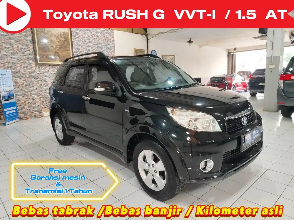 Toyota RUSH G 1.5 Bensin AT 2012 Hitam