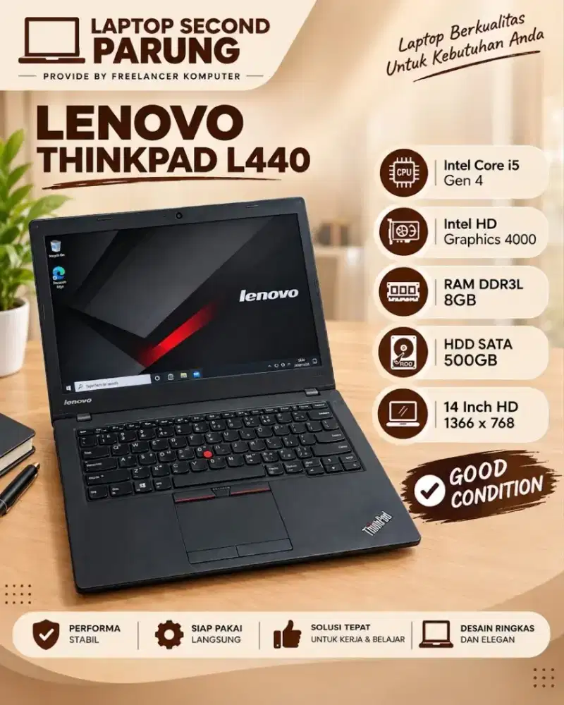 LENOVO THINKPAD L440 - CORE I5