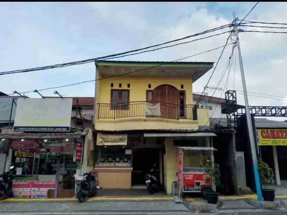 Ruko Strategis Pinggir Jalan Pondok Kelapa Siap Pakai