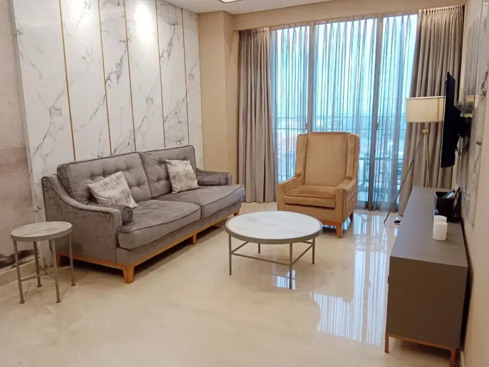 Nicely Furnished 1BR Apt with Nice Pool View at Pondok Indah Residences Apt