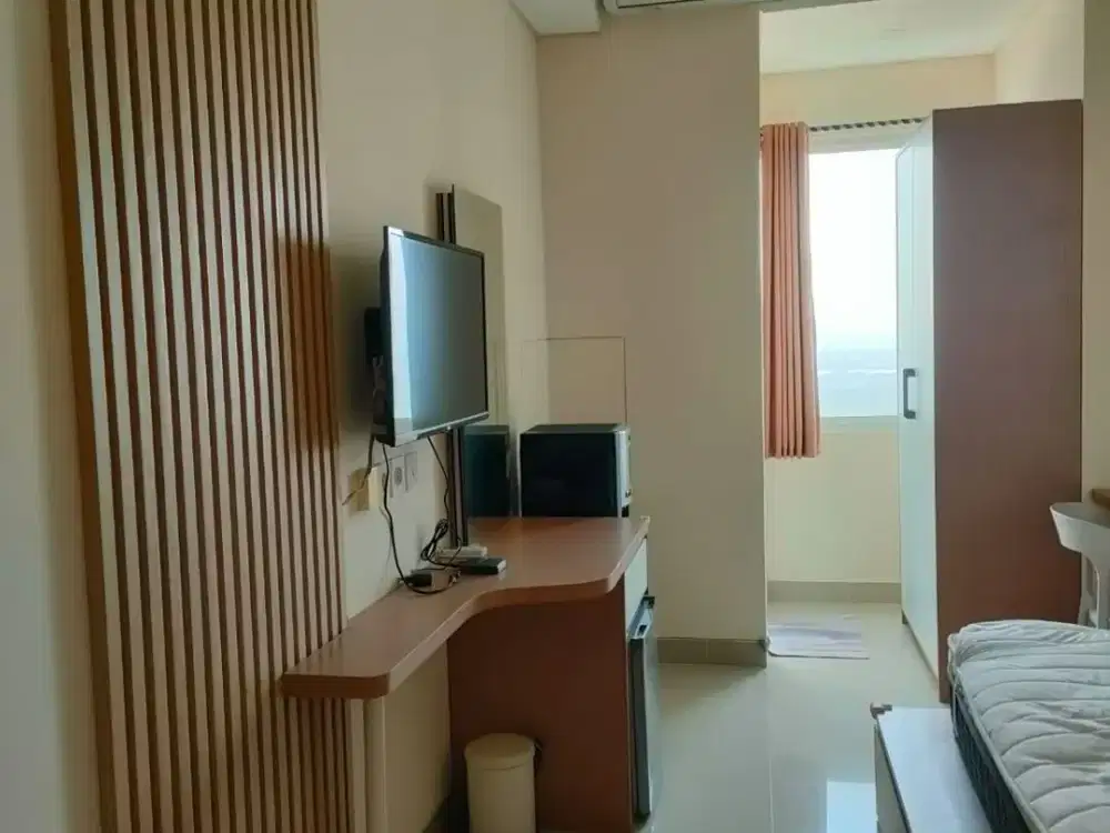 Dijual Apartemen B Residence BSD Studio 18m2 Fully Furnished, View Jalan Tol
