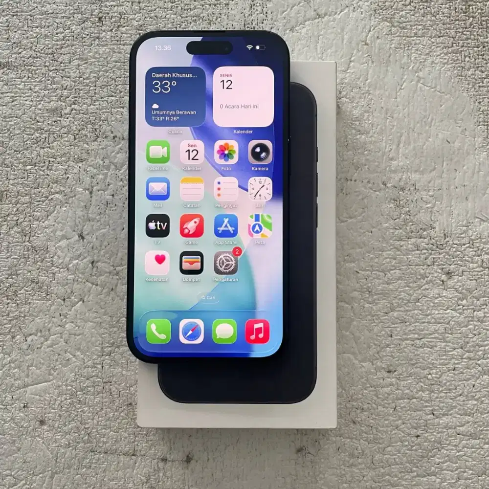 iPhone 16 Cukai LL/A Warna Hitam 128GB