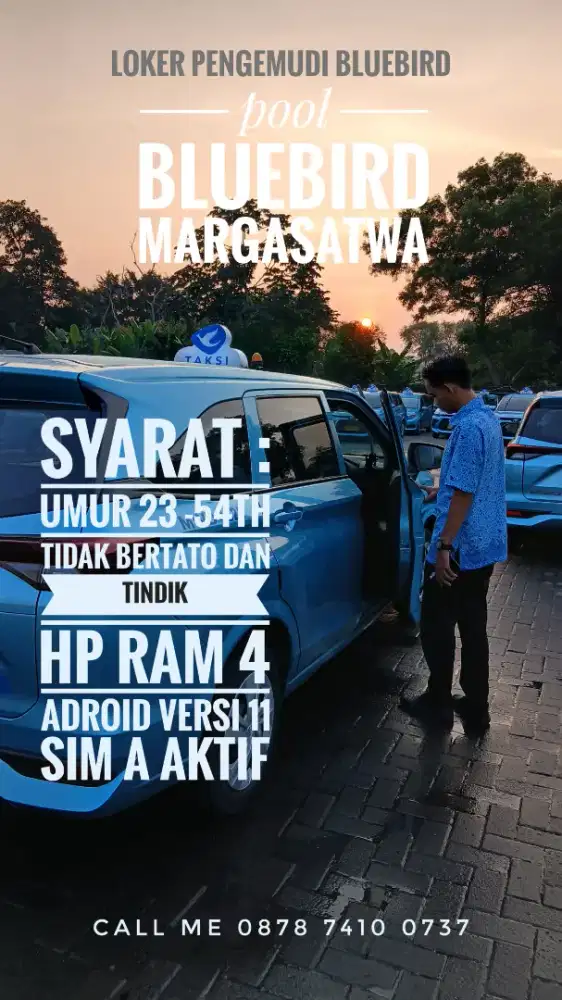Loker pengemudi bluebird