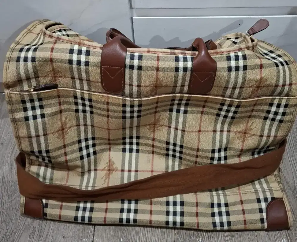 tas burberry travel duffle ori
