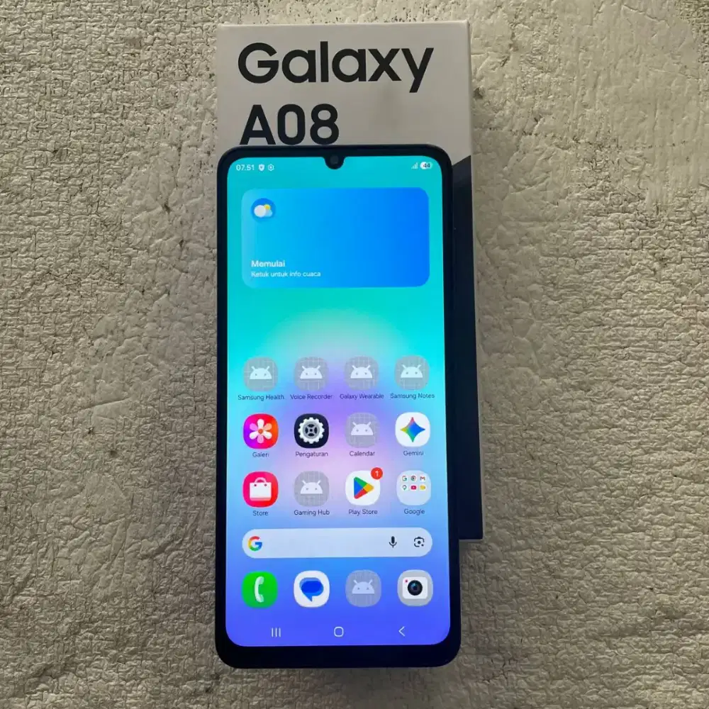 Samsung Galaxy A08 Warna Dark Blue 4/128GB