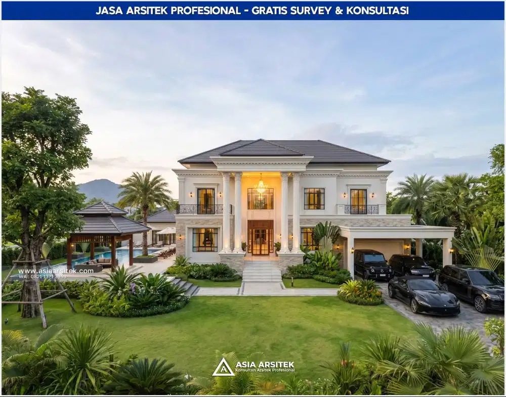 Jasa Arsitek Desain Rumah di Tangerang Desain Rumah 1200 m2