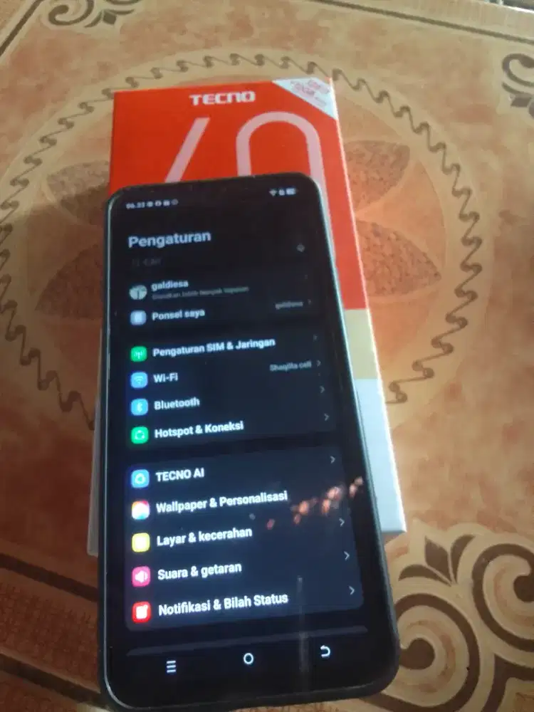 Tecno spark 40 ram 6gb