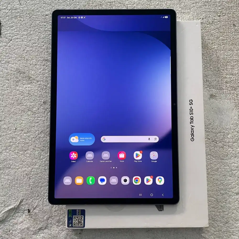 Samsung Galaxy Tab S10+ 5G Warna Moonstone Gray 12/256GB bisa kartu