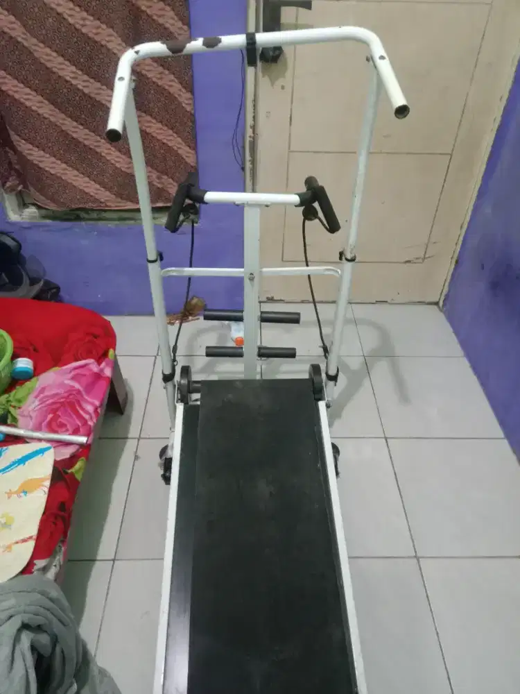 Treadmill Manual Non Elektrik Bisa Dilipat (Murah/Kondisi Apa Adanya)