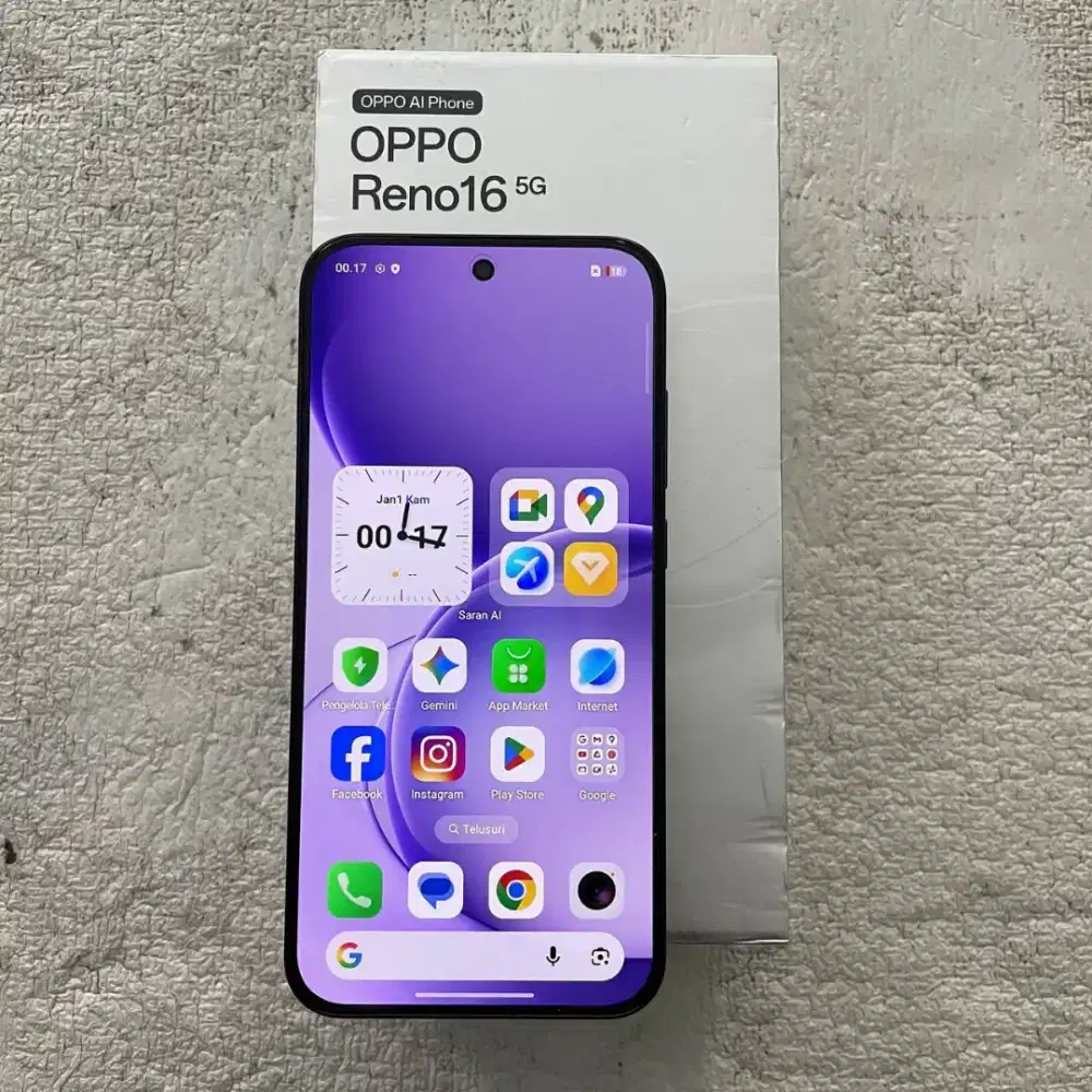 Oppo Reno 16 5G Warna Ultraviolet 8/256GB