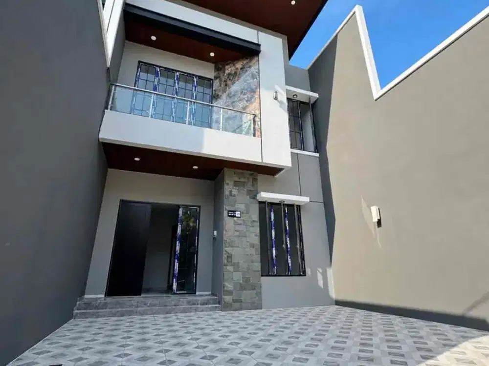 Dijual Rumah 2 Lantai Minimalis Baru Gress Jemursari Surabaya Selatan Siap Huni