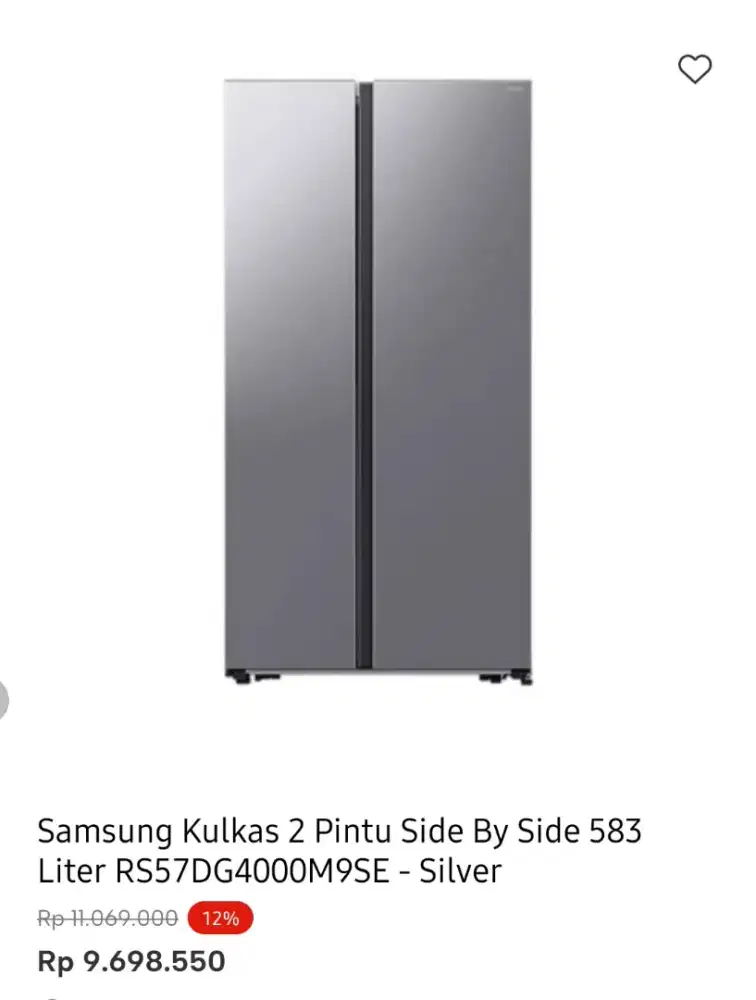 KULKAS SAMSUNG SBS 583liter