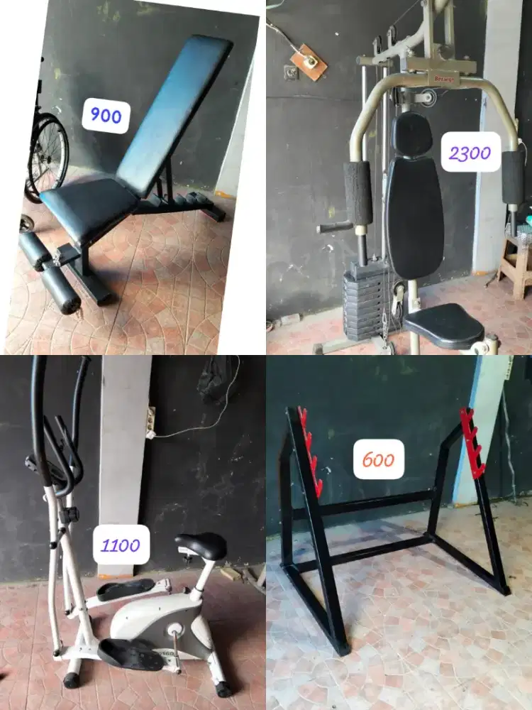 Alat olahraga. Alat gym. Alat fitness