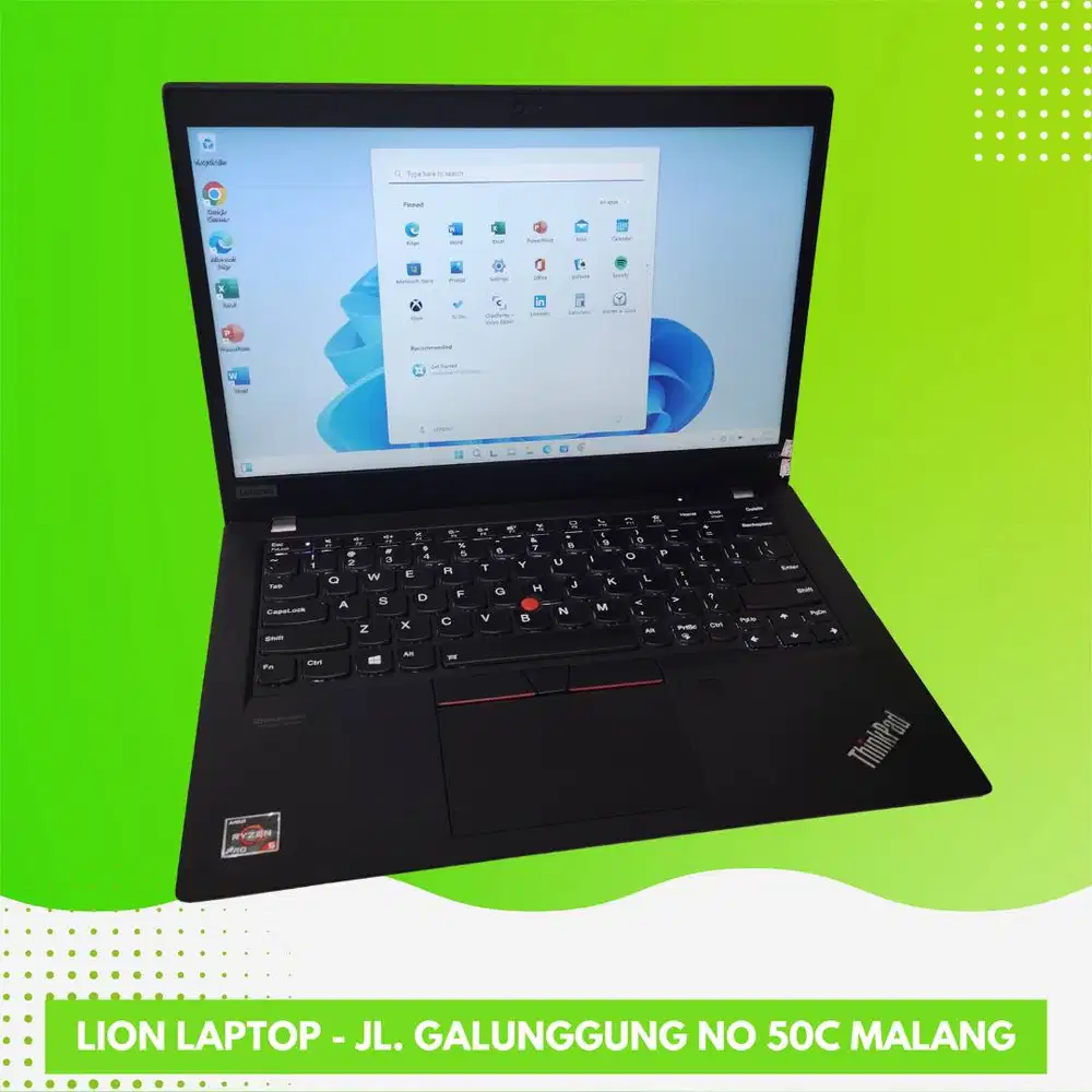 RAM 32GB AMD Ryzen 5 PRO-4650U Lenovo Thinkpad X13 SSD 256GB [23|10]