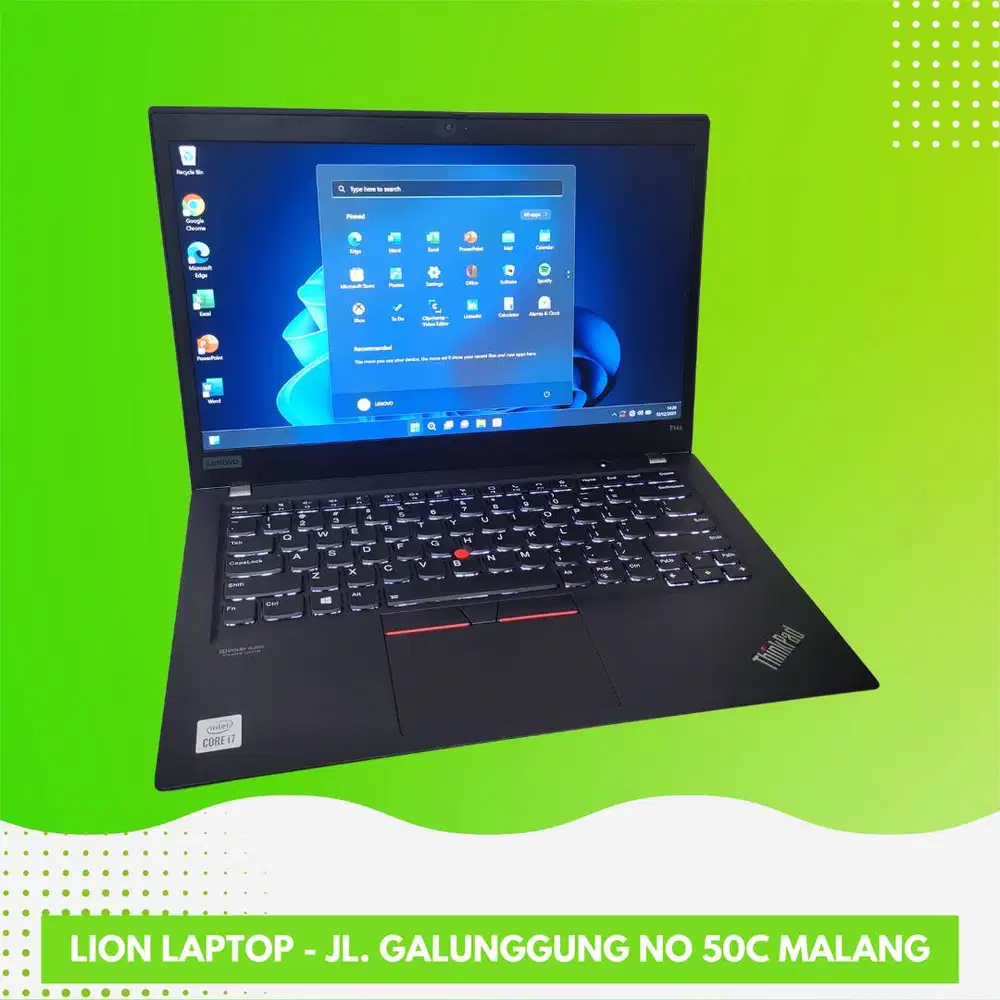 RAM 32GB Core i7 Gen 10 Slim SSD 256GB Lenovo Thinkpad T14S [23|10]