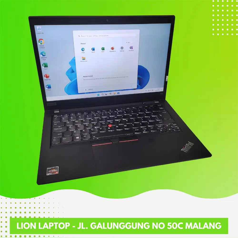 RAM 16GB AMD Ryzen 5 PRO VGA 2GB Lenovo Thinkpad T495 [23|10]