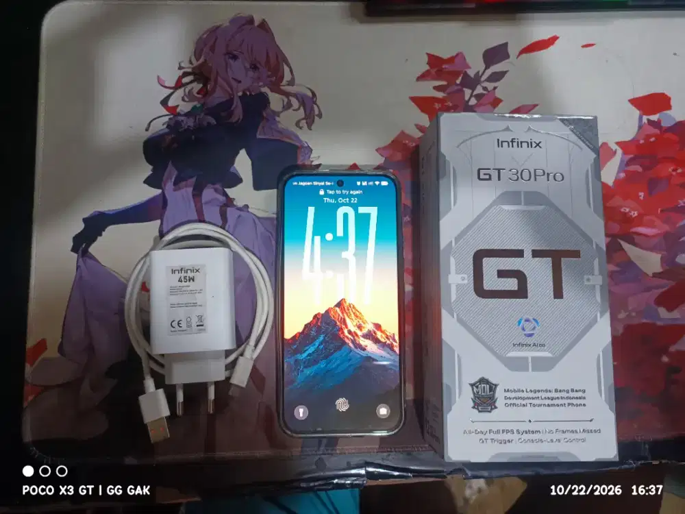 Dijual Infinix GT30 Pro Fullset 8+8/256