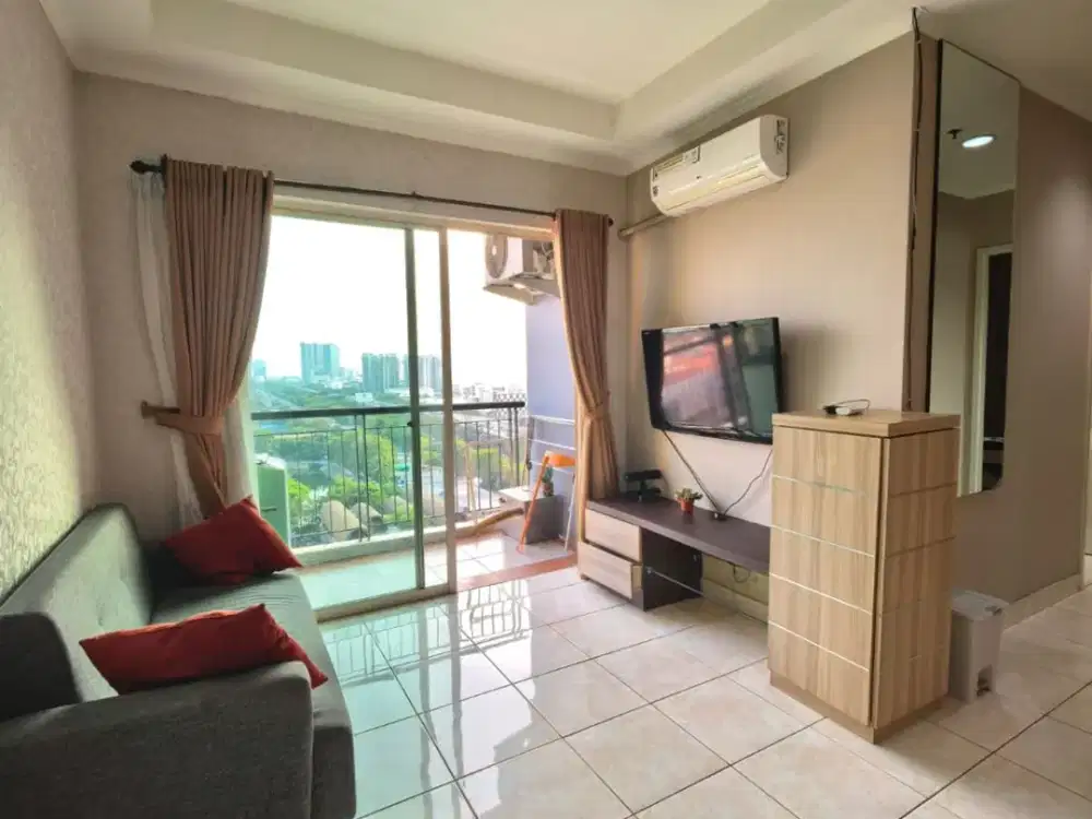 DISEWA APARTEMEN CITY HOME MOI KELAPA GADING TOWER SAN FRANSISCO BAY LANTAI 10 VIEW DANAU