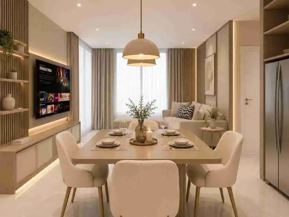 Dijual Apartemen Full Furnished 2BR Regatta Residence Jakarta Utara dekat Pluit, Pantai Indah Kapuk PIK, Muara Karang, Angke