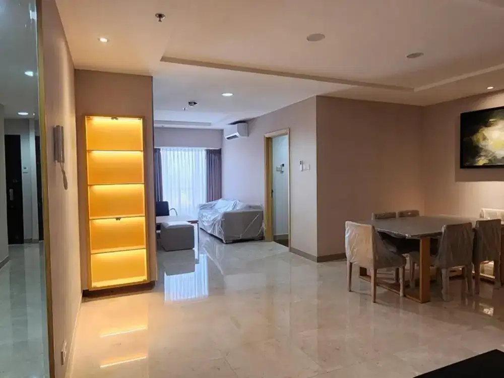 Apartemen Somerset Berlian - 3 Bedroom, Rp. 23 jt / bulan, Disewakan Full Furnished, Permata Hijau, Senayan, Jalan Panjang, Kebayoran Lama